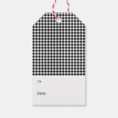 Het Red Holiday-Label met kerstklep Cadeaulabel (Achterkant)