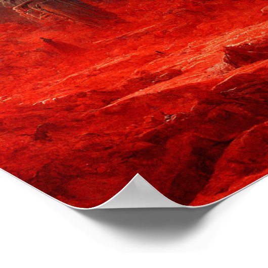 Het Red Vale Fantasy Science Fiction Art Poster (Hoek)