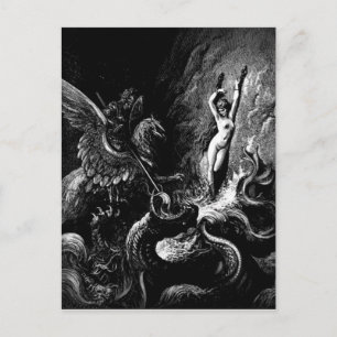 Het redden van Angelica briefkaart