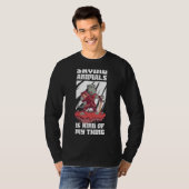 Het redden van dieren is mijn ding t-shirt (Voorkant volledig)