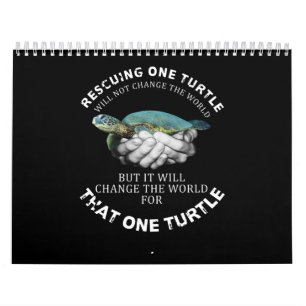 Het redden van één schildpad zal de wereld niet ve kalender