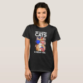 Het redden van katten is een karikatuur van mijn h t-shirt (Voorkant volledig)
