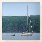 Het reddingsplan glazen onderzetter (Voorkant)