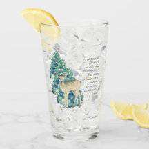 Het ree danst door de sneeuw