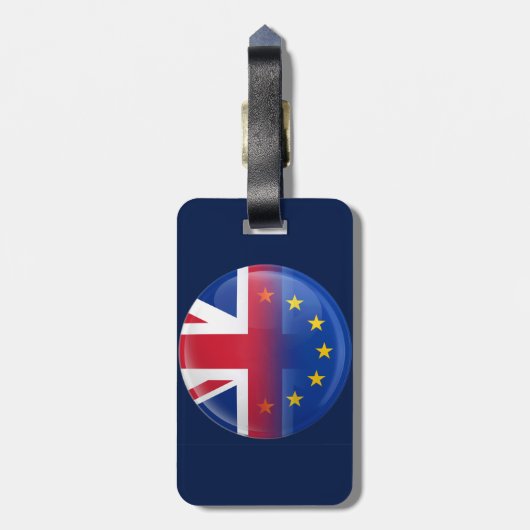Het referendum over het EU-lidmaatschap in 2016 Bagagelabel (Achterkant verticaal)