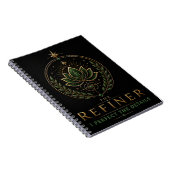 Het Refiner Archetype Zelfontdekkingsnotitieboek Notitieboek (Rechterzijde)