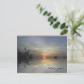 Het reflecteren van zonneschijn briefkaart (Staand voorkant)