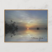 Het reflecteren van zonneschijn briefkaart (Voorkant)