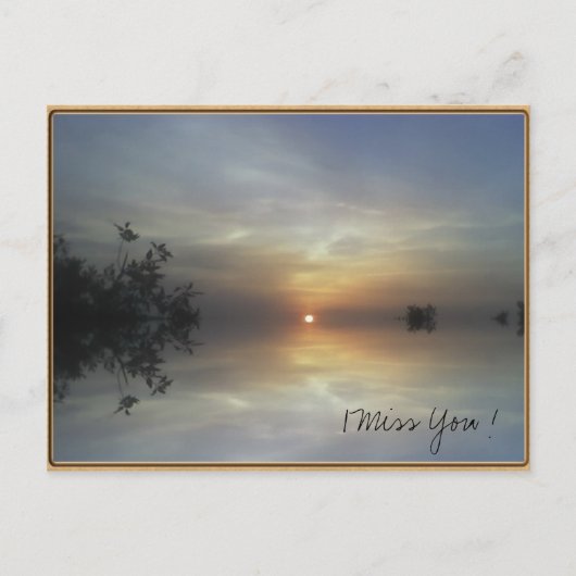 Het reflecteren van zonneschijn briefkaart (Voorkant)