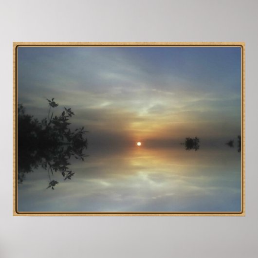 Het reflecteren van zonneschijn poster (Voorkant)