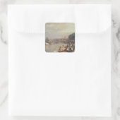 Het Regatta Vierkante Sticker (Tas)