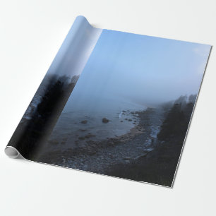 Het Regelen van de mist over Strand Ingonish Cadeaupapier