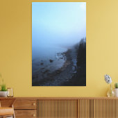 Het Regelen van de mist over Strand Ingonish Canvas Afdruk (Insitu (Woonkamer))