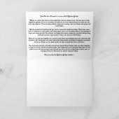 Het Regenboogbrug gedicht, White Angel Dog Feestdagen Kaart (Binnen)