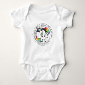 Het regenboogCollectie Baby - licht Romper (Voorkant)