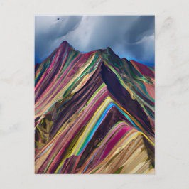 Het Regenbooggebergte, ook bekend als Montañas de Briefkaart