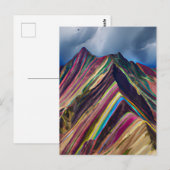 Het Regenbooggebergte, ook bekend als Montañas de  Briefkaart (Voorkant / Achterkant)