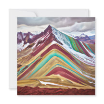 Het Regenbooggebergte, ook bekend als Montañas de