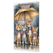 Het regende buiten, dus de moederkat belde h klembord (Links)