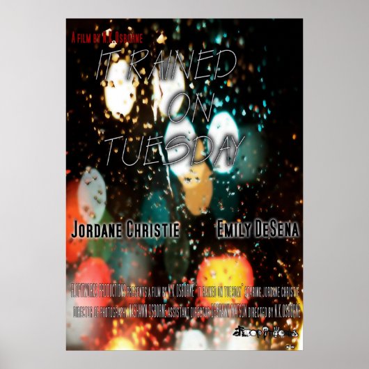 Het regende op dinsdag Poster (Voorkant)