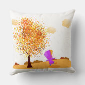 Het regent buiten Pillow Kussen (Achterkant)