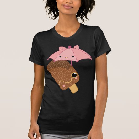 het regent chocoladeijs t-shirt (Voorkant)