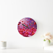 Het regent harten Wall Clock Ronde Klok (Huis)