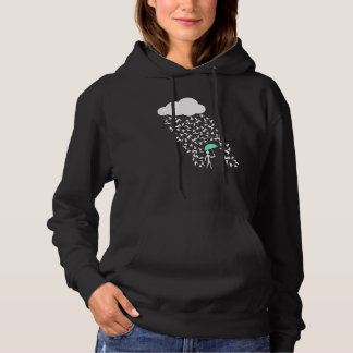 Het regent katten en honden Mooie Hondachtige Kata Hoodie