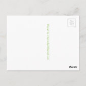 Het regent Mannen! Briefkaart (Achterkant)