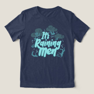 Het regent mannen - Donkere humor Tri-Blend Shirt