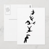 Het regent mannen - Hallelujia Briefkaart (Voorkant / Achterkant)