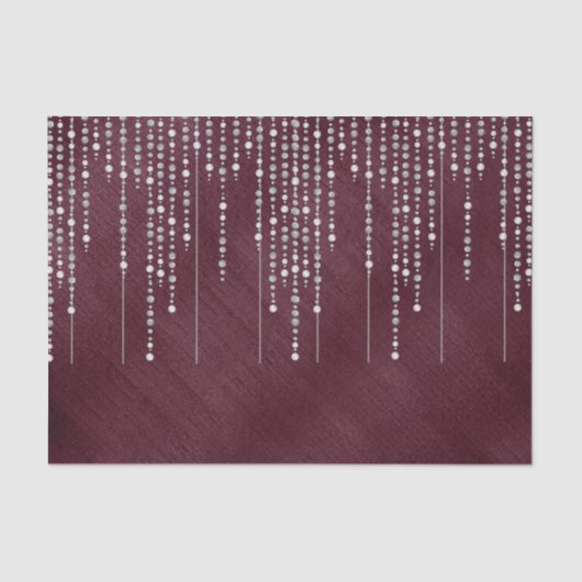 Het regent Pearl Kettingen! Weefselpapier Tissuepapier (Voorkant)