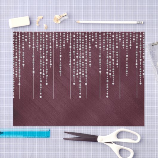 Het regent Pearl Kettingen! Weefselpapier Tissuepapier (Craft)