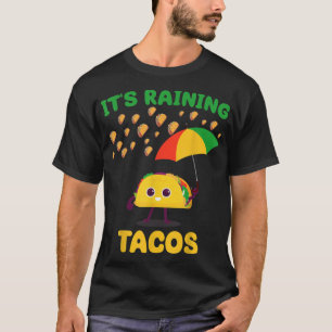Het regent Tacos Funny Taco houdt van weersvorst T-shirt