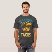 Het regent Tacos Funny Taco Kinder Girls Boys T-shirt (Voorkant volledig)