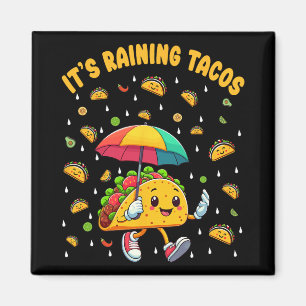 Het regent taco's Grappige taco-liefhebbers Kinder Magneet