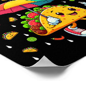 Het regent taco's Grappige taco liefhebbers Kinder Poster (Hoek)