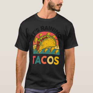Het regent taco's Kinder jeugd Mexicaans eten T-shirt