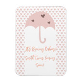 Het regent Tweeling Zwangerschapsmagneet Magneet (Verticaal)