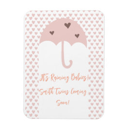 Het regent Tweeling Zwangerschapsmagneet Magneet