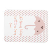 Het regent tweelingen Zwangerschapsmagneet Magneet (Horizontaal)