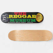 HET REGGAE MUSEUM 8 1/2" Skateboarddek Persoonlijk Skateboard (Horizontaal)