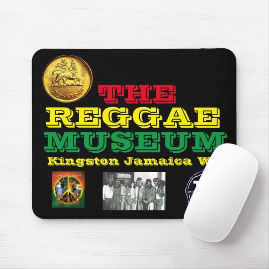 HET REGGAE MUSEUM Mousepad Muismat (Met muis)