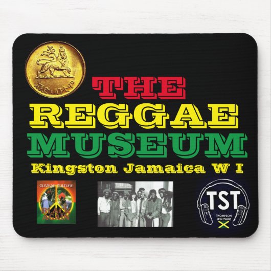 HET REGGAE MUSEUM Muismat (Voorkant)
