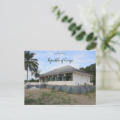 Het Regionaal Museum van de Republiek Congo Briefkaart (Staand voorkant)