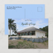 Het Regionaal Museum van de Republiek Congo Briefkaart (Voorkant / Achterkant)