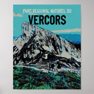 Het regionale park in de Vercors, Alps, Frankrijk Poster