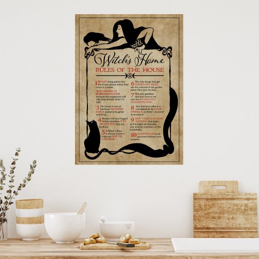 Het Reglement van het Huis van Afgevaardigden Poster (Keuken)