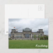 Het Reichstag-gebouw in Berlijn Briefkaart (Voorkant / Achterkant)