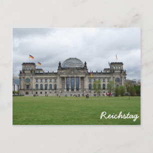 Het Reichstag-gebouw in Berlijn Briefkaart